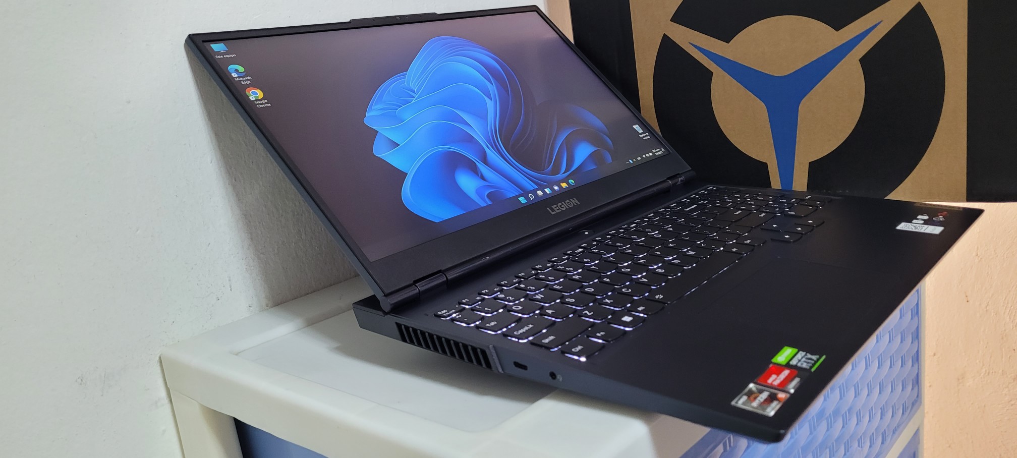 computadoras y laptops - Lenovo Slim Gaiming Ryzen 5 Ram 16gb ddr4 SSD 512GB nVidea RTX 3050Ti 4gb New 1