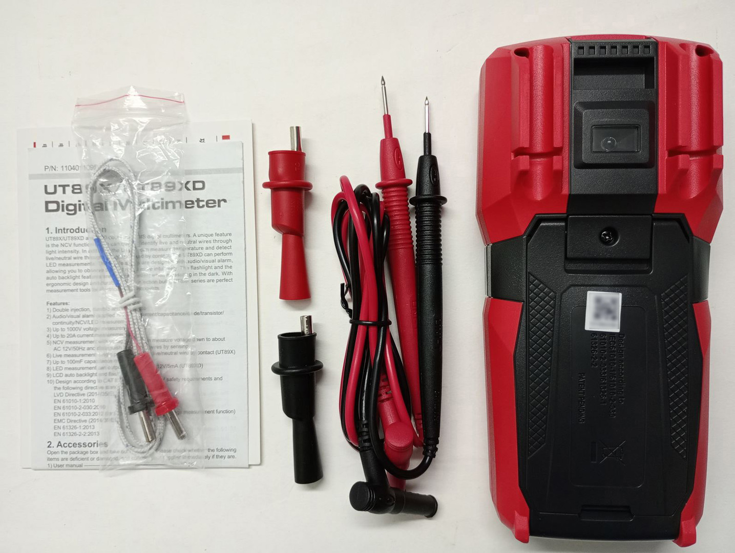 equipos profesionales - Multimetro Uni-T UT89X True RMS AC DC Ohmmeter Temperature NCV 3
