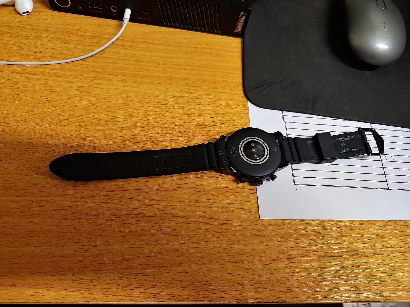 otros electronicos - reloj fossil digital 22 cm  2