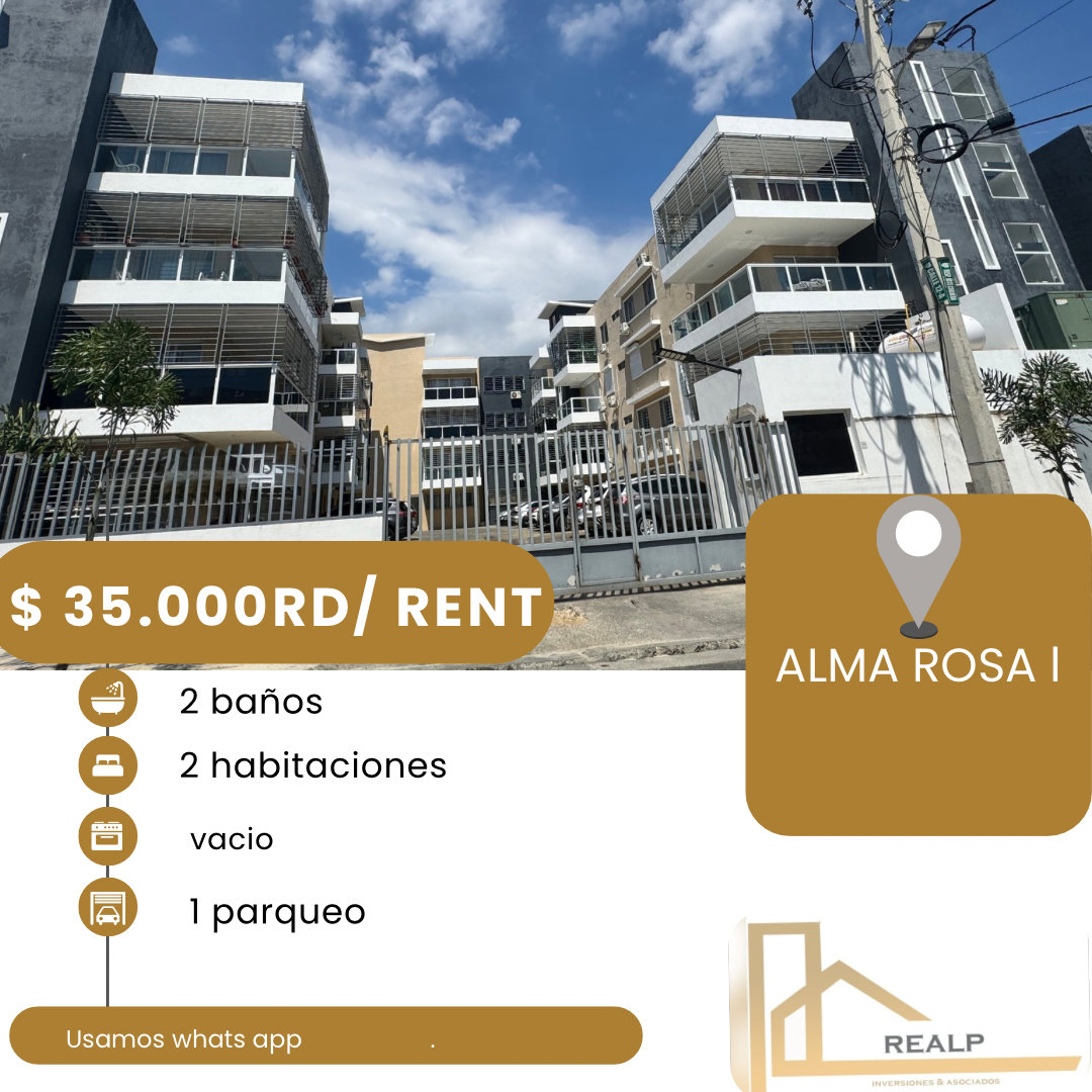 apartamentos - apartamento en alquiler 