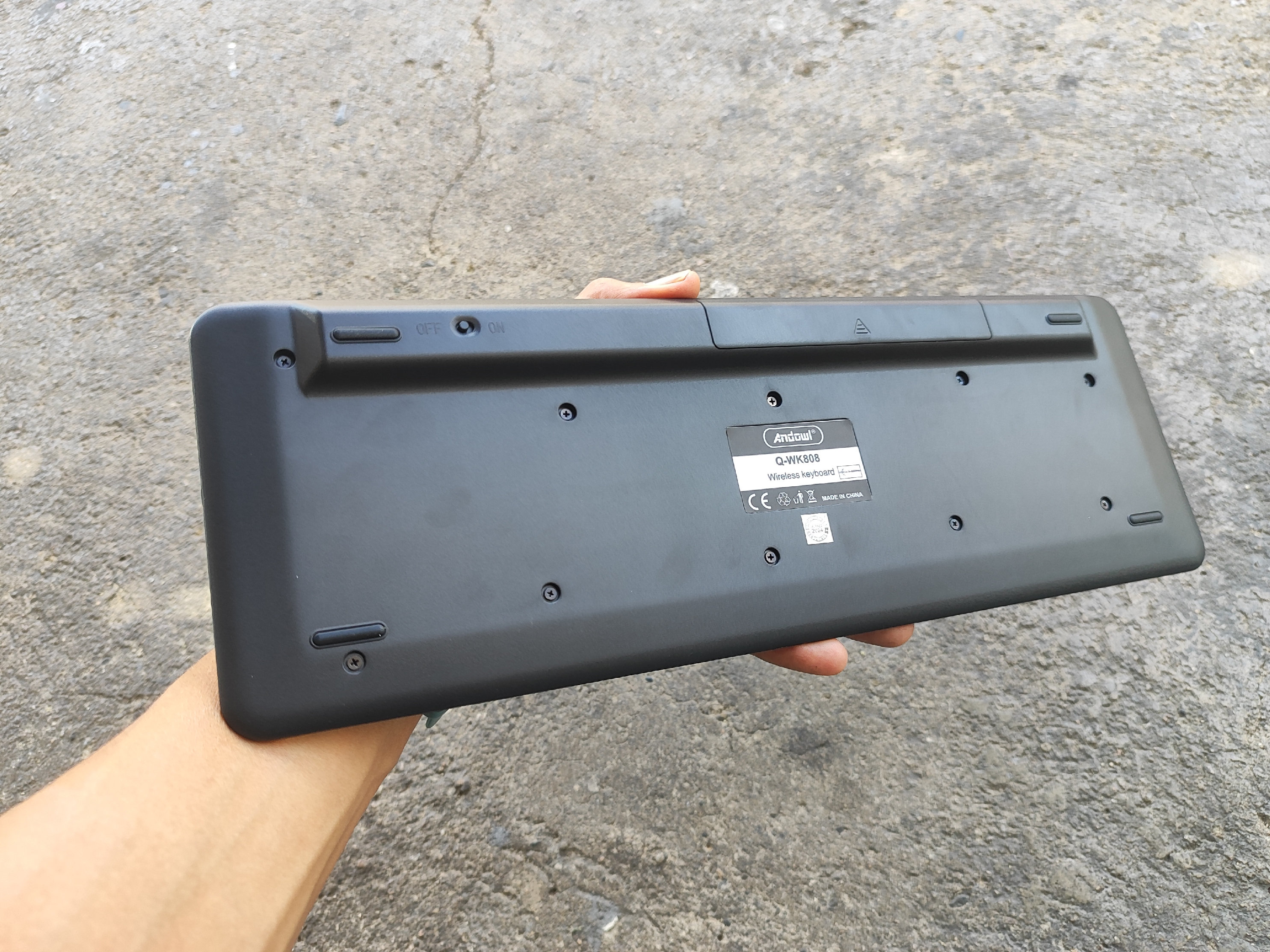 accesorios para electronica - Teclado inalámbrico para Mac, Windows, Android con bluetooth y freceptor 2.4g 6