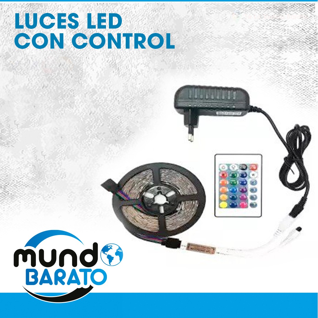 accesorios para electronica - Tira Led Luz led decoración ultrabrillante flexible colorida tiktok con control