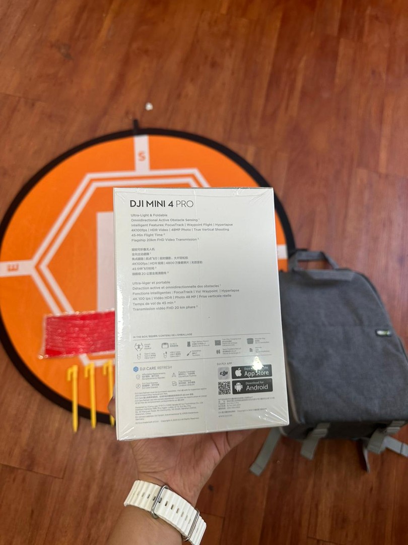 camaras y audio - DJI MINI 4 PRO FLY MORE COMBO BATTERY PLUS + PLATAFORMA DE ATERRIZAJE + MOCHILA 2