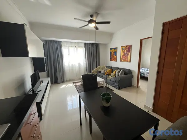 apartamentos - Apartamento en alquiler amueblado, Piantini¡ 8