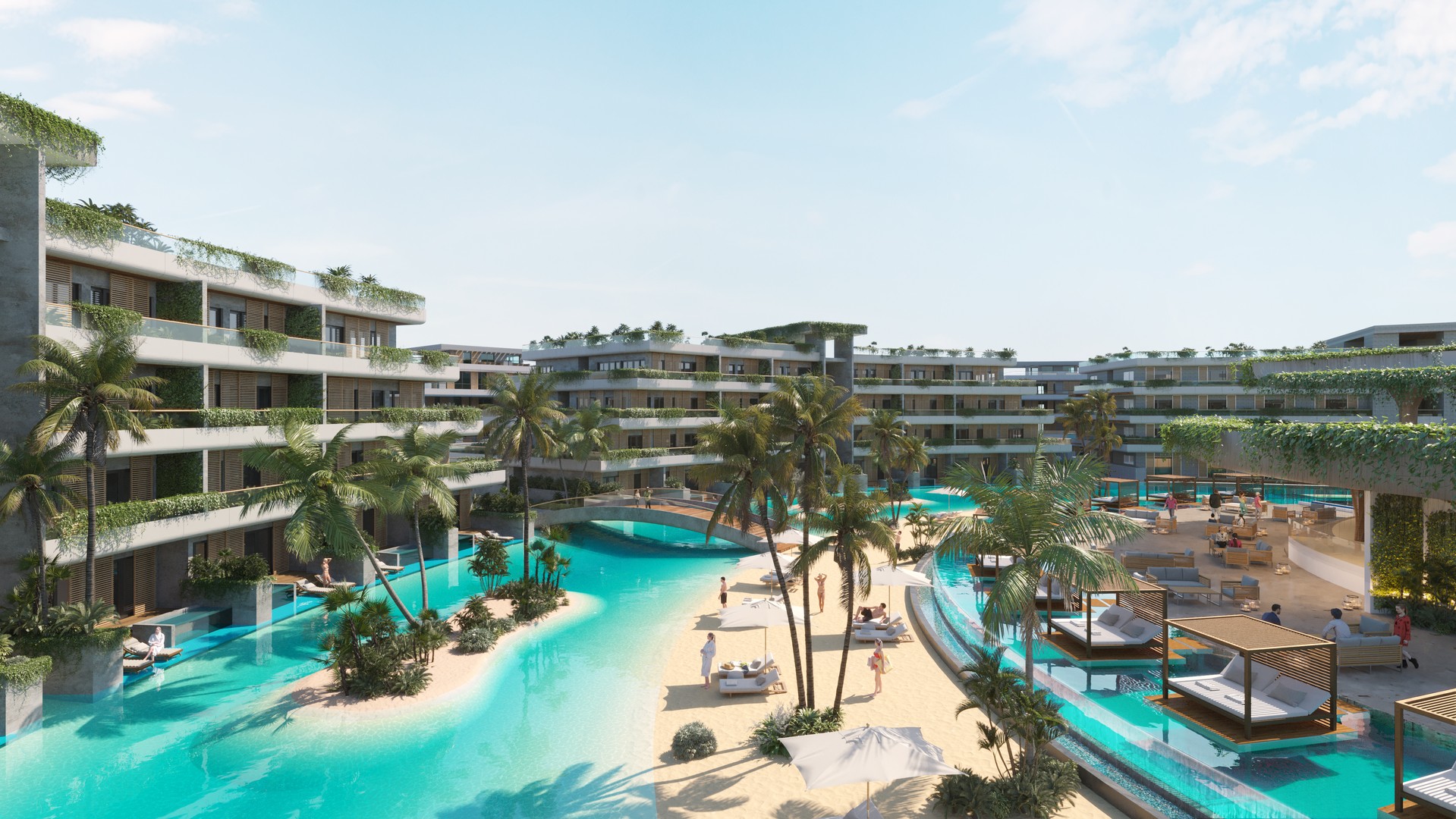 apartamentos - Apartamentos de lujo de venta en Punta Cana, a 3 minutos de la playa. 1,2,3 hab. 4