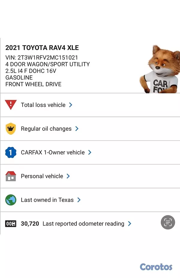 jeepetas y camionetas - 2021 Toyota RAV4 XLE  7