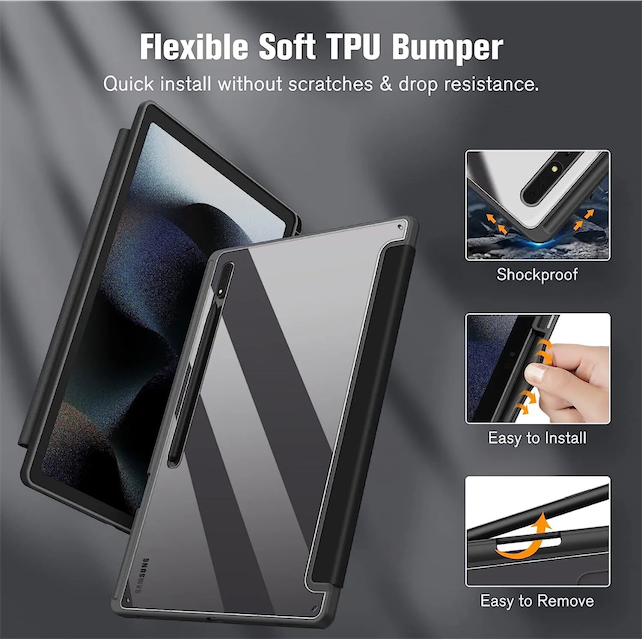 accesorios para electronica - Cover Para Samsung Tab S9 Ultra & S8 Ultra 4