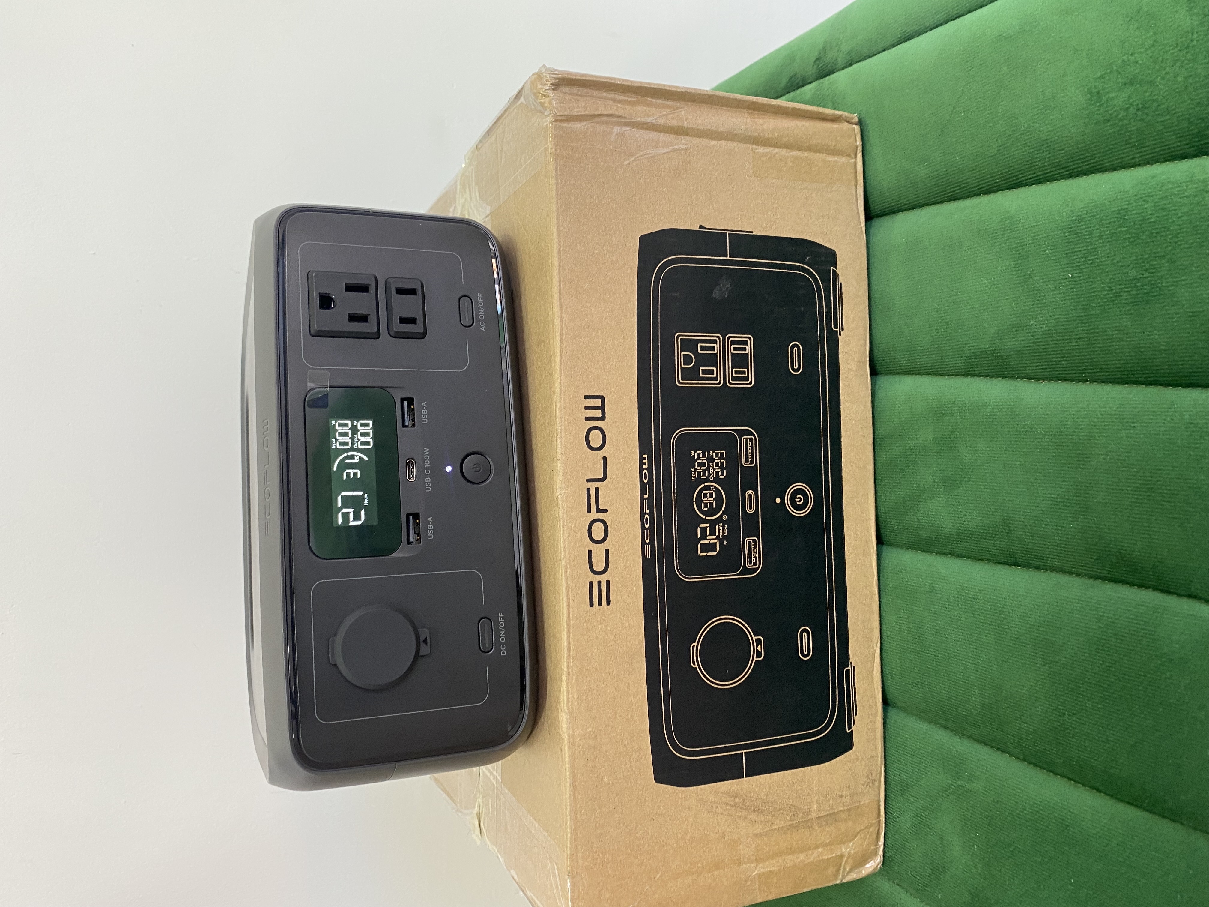 plantas e inversores - Ecoflow portátil 275W 110V  0