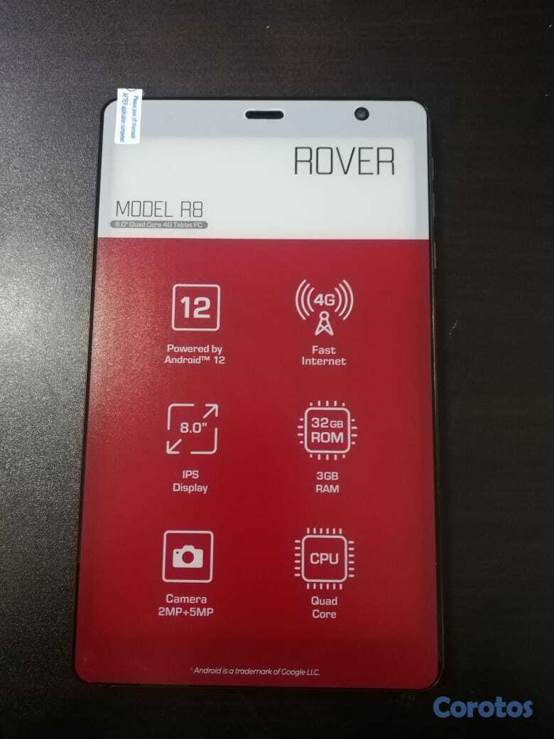 celulares y tabletas - Tablet Rover R8 32GB Android WiFi Cámara HD 2