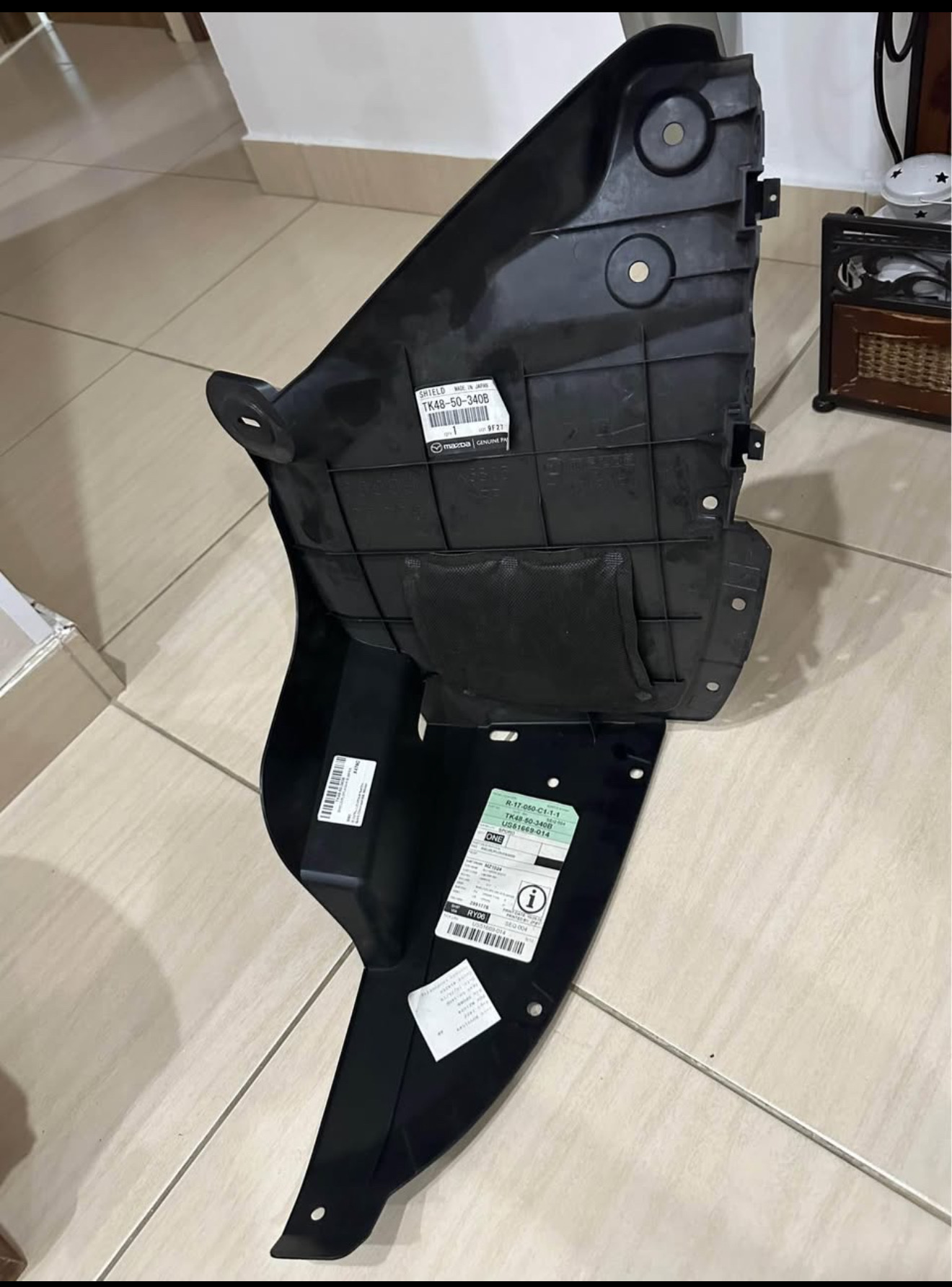 accesorios para vehiculos - gualdalodo o gualda fango trasero izquierdo