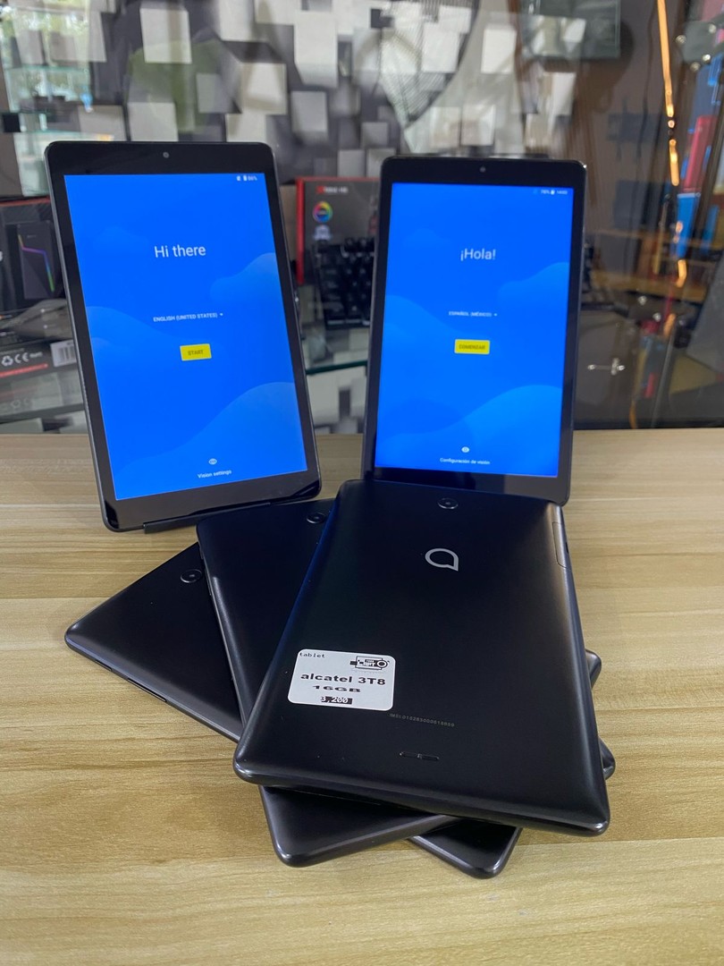 celulares y tabletas - Tablet alcatel 3t de chip 8 pulgadas 16gb, bastante rapida, camara frontal 5