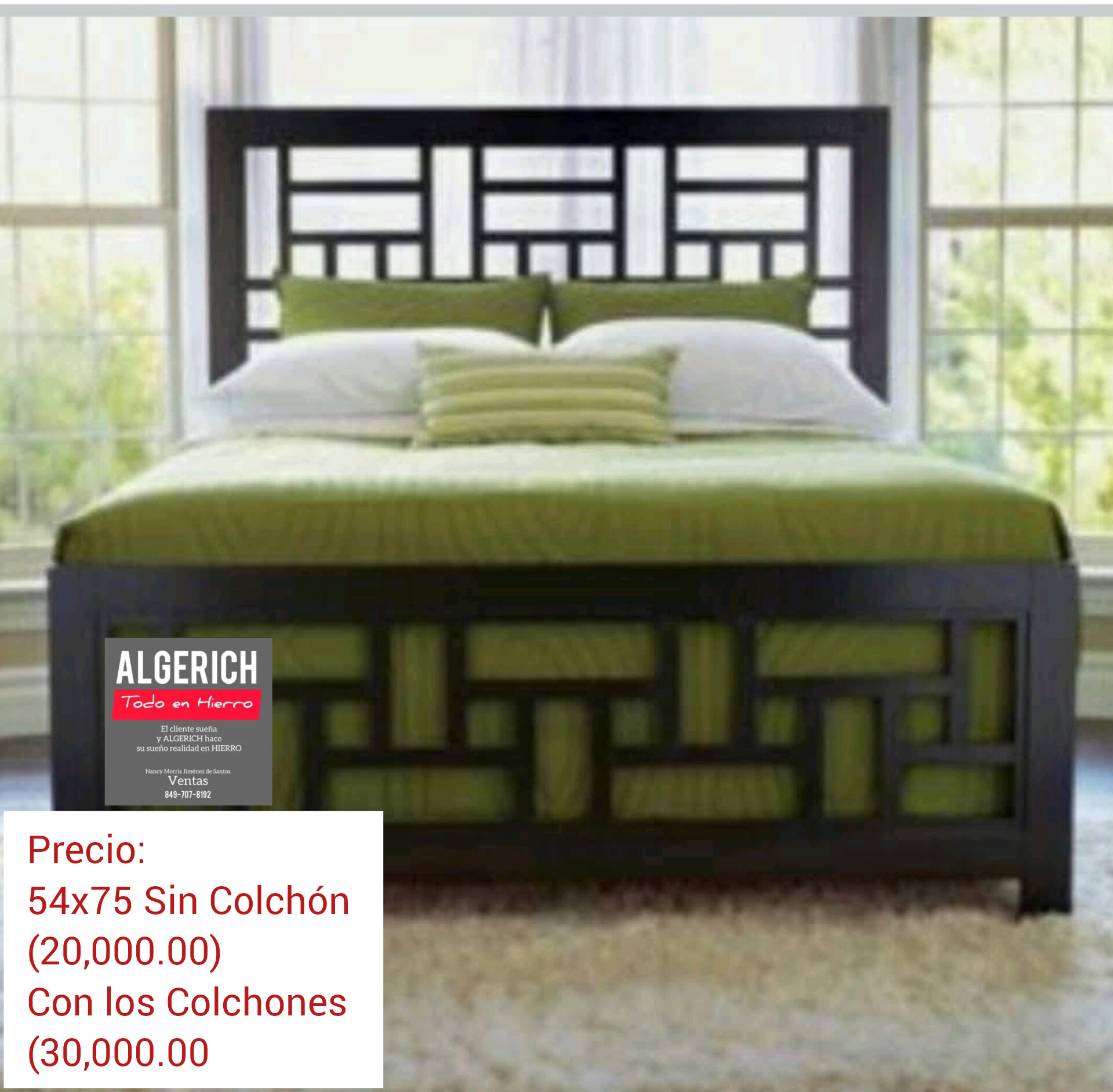 muebles y colchones - CAMAROTES, CAMAS, MUEBLES EN HIERRO GALVANIZADO. LA EXCELENCIA NOS DEFINE.  4