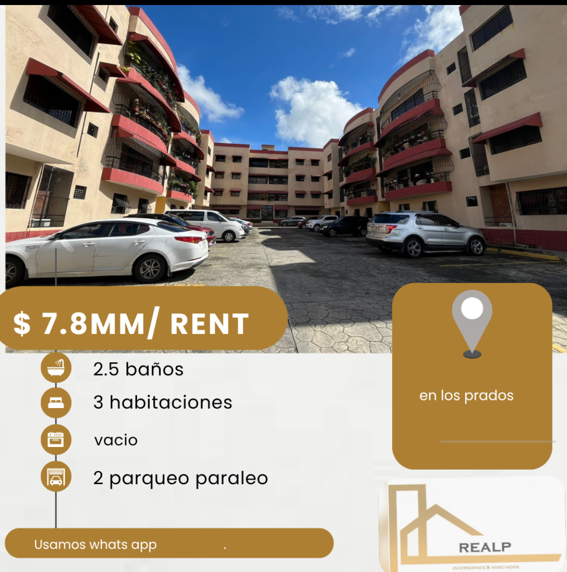 apartamentos - hermoso apartamento en los prados 