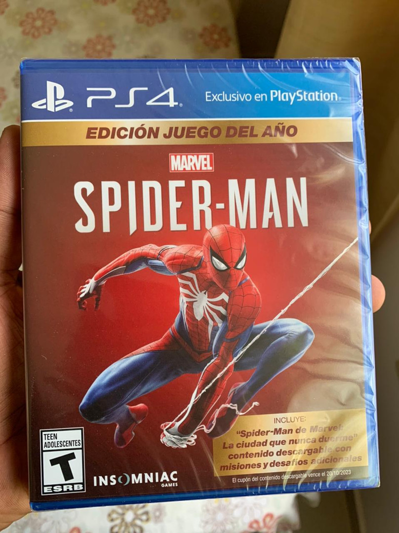 SPIDER MAN PS4 (EDICION JUEGO DEL AÑO)