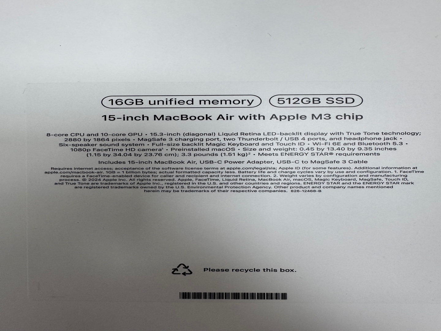 computadoras y laptops - MacBook Air 15” 16GB RAM 512GB SSD Chip M3 Nuevos Selladas - Tienda Física  5