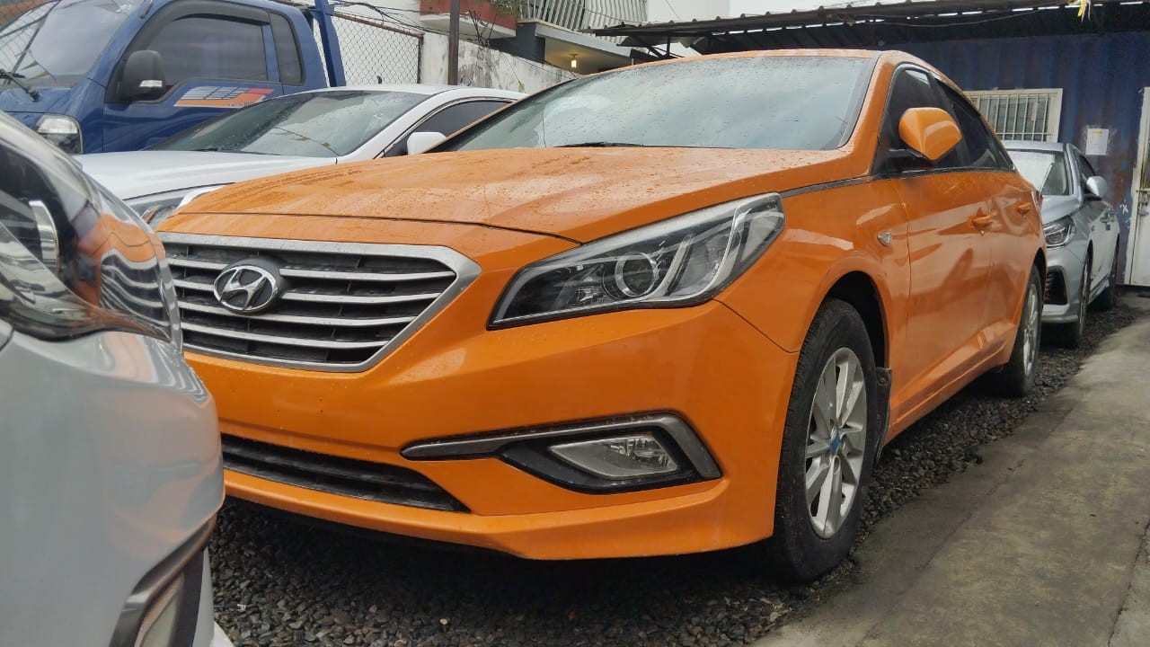 carros - HYUNDAI SONATA LF 2017 NARANJA