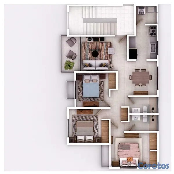 apartamentos - COMODOS APARTAMENTOS  4