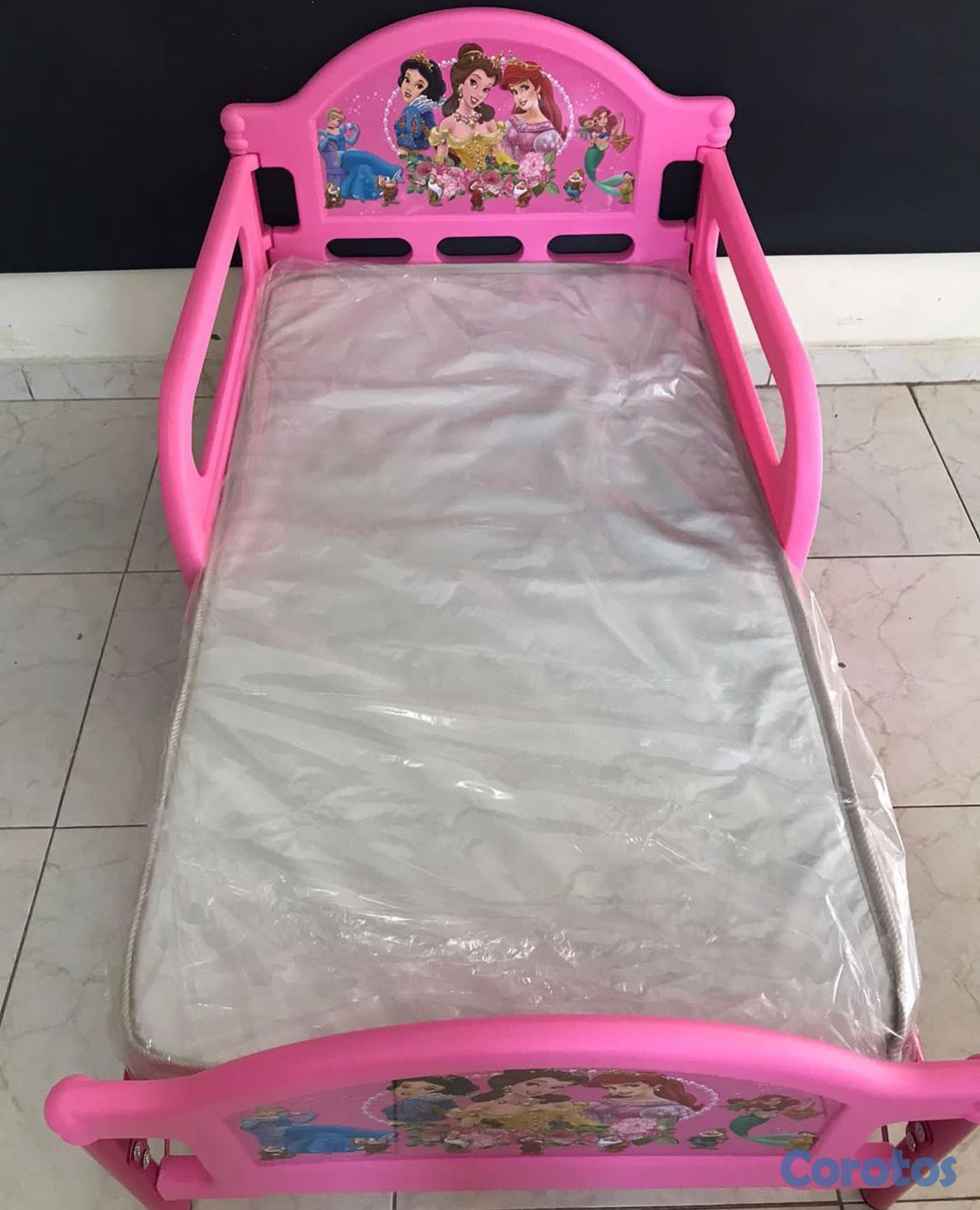 muebles - Cama importada para niñas medidas 29x54” INCLUYE COLCHÓN Nueva en su caja  7