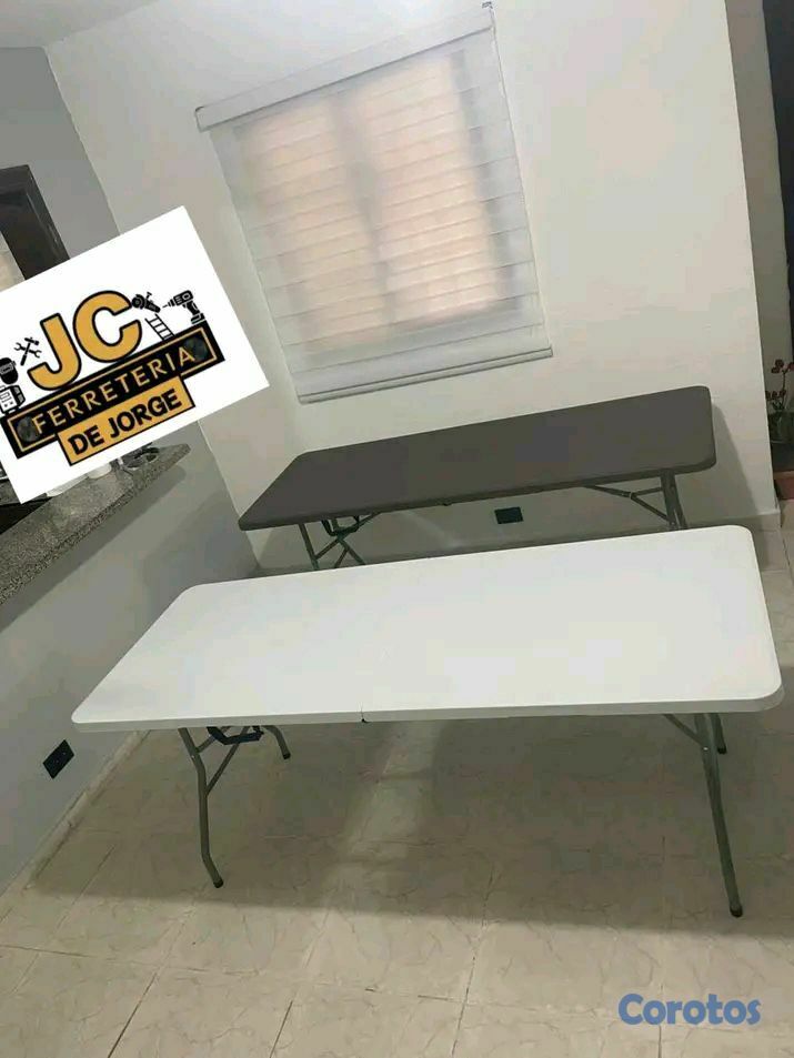 herramientas, jardines y exterior - mesa plegable plástica 71 pulgadas 