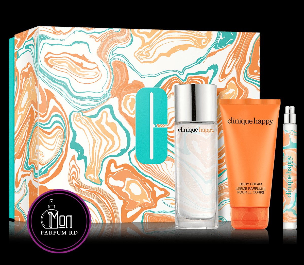 salud y belleza - Perfume Happy Clinique damas. Estuche 3 piezas