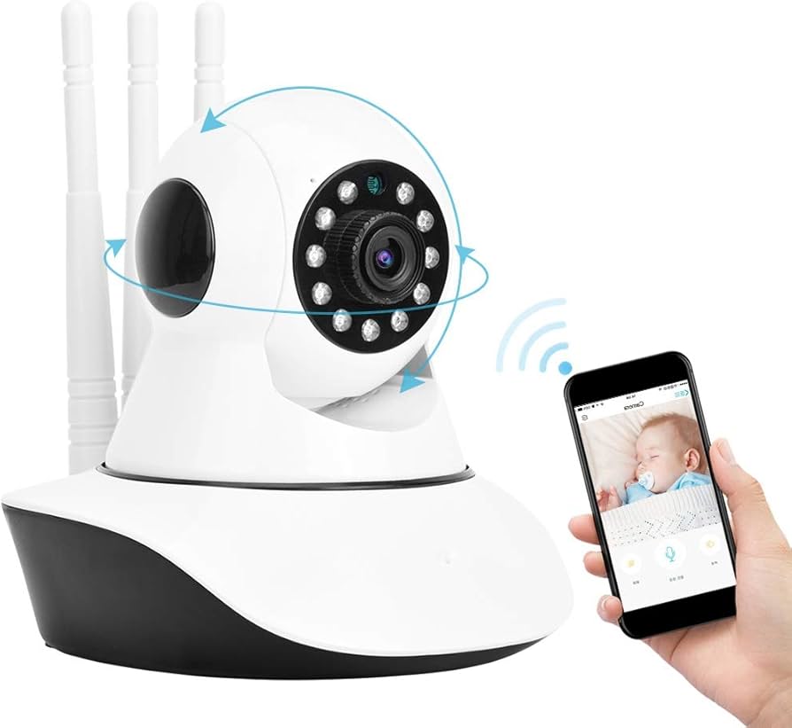 camaras y audio - Camara Robotica Giratoria Wifi 2MP HD, Audio Bidir 1