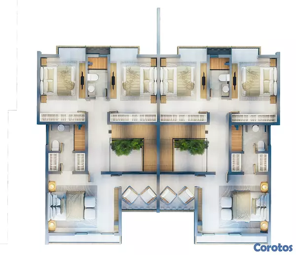 casas vacacionales y villas - Villas Duplex en las Terrenas Samana a 400m2 Playa 5