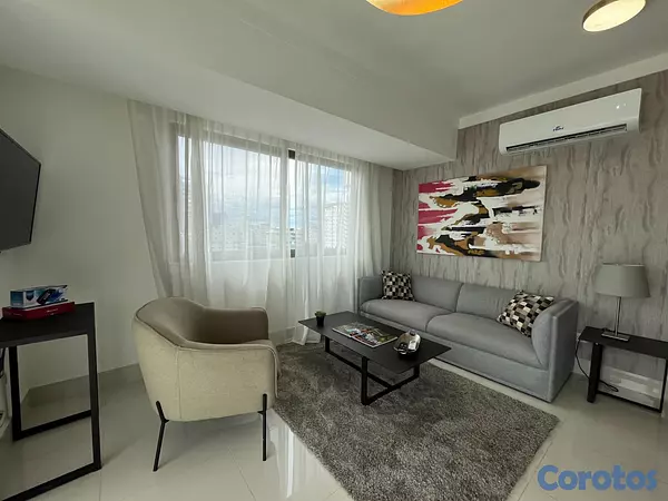 apartamentos - Apartamento en Alquiler en Naco Amueblado de UNA H 6