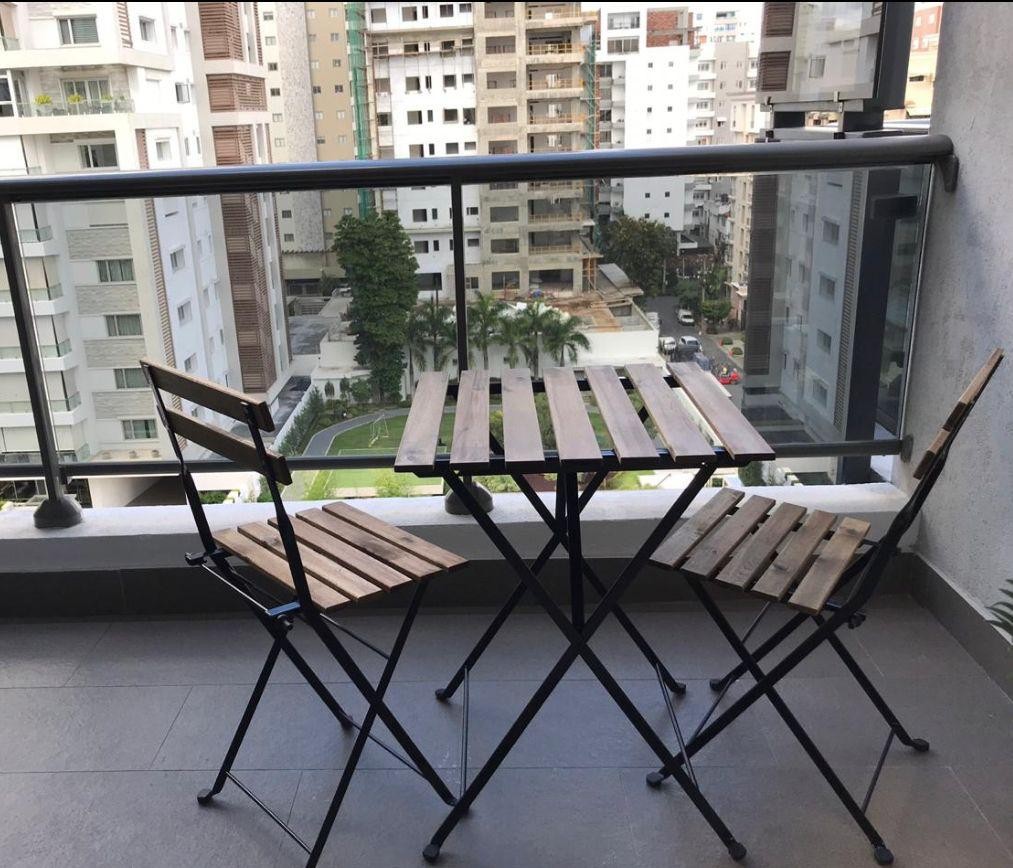 apartamentos - Apartamento En Alquiler En Piantini Amueblado De Dos Habitaciones 2