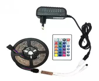 accesorios para electronica - Tira Led Luz led decoración ultrabrillante flexible colorida tiktok con control 2