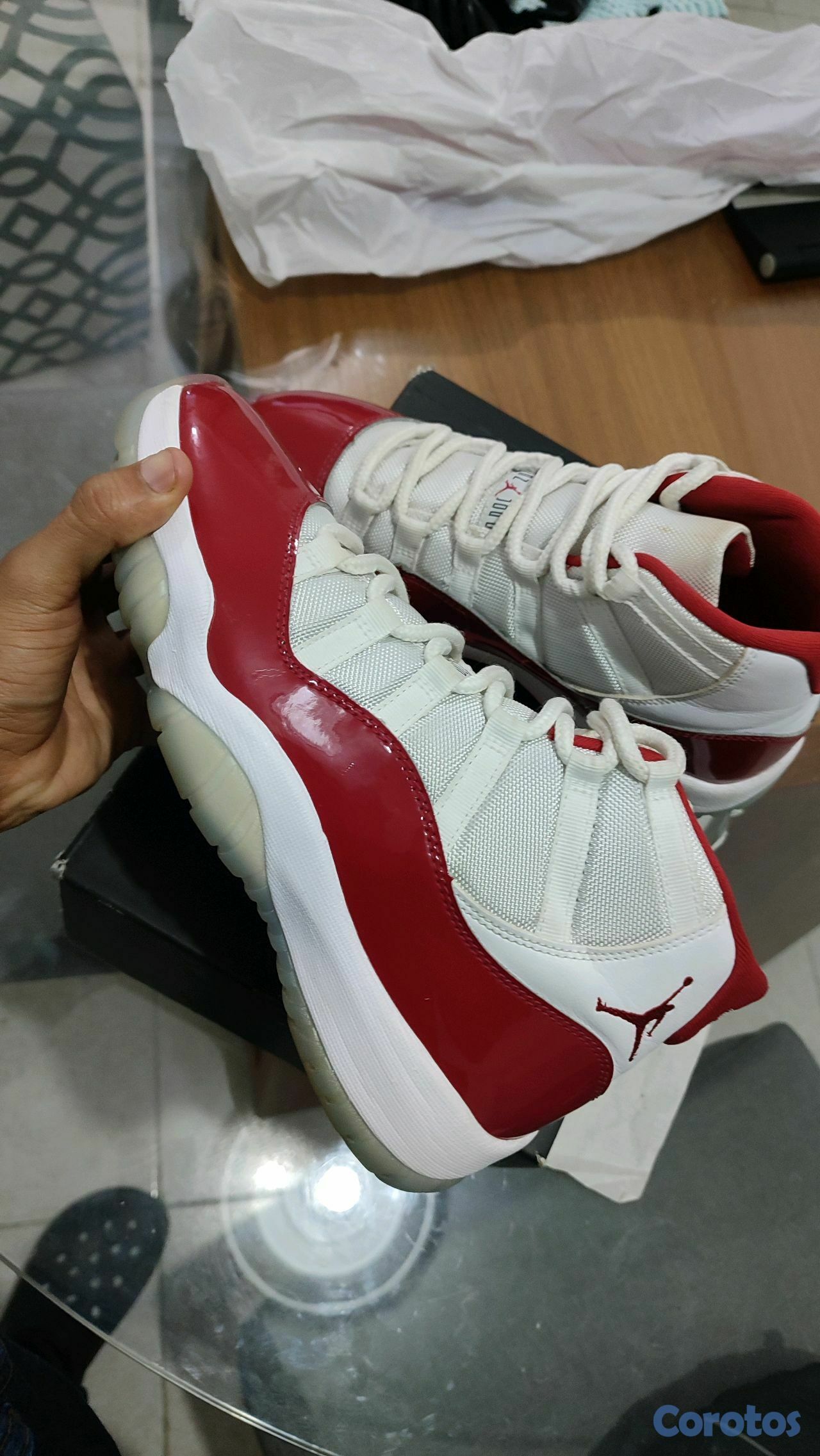zapatos para hombre - Jordan 11 cherry  7