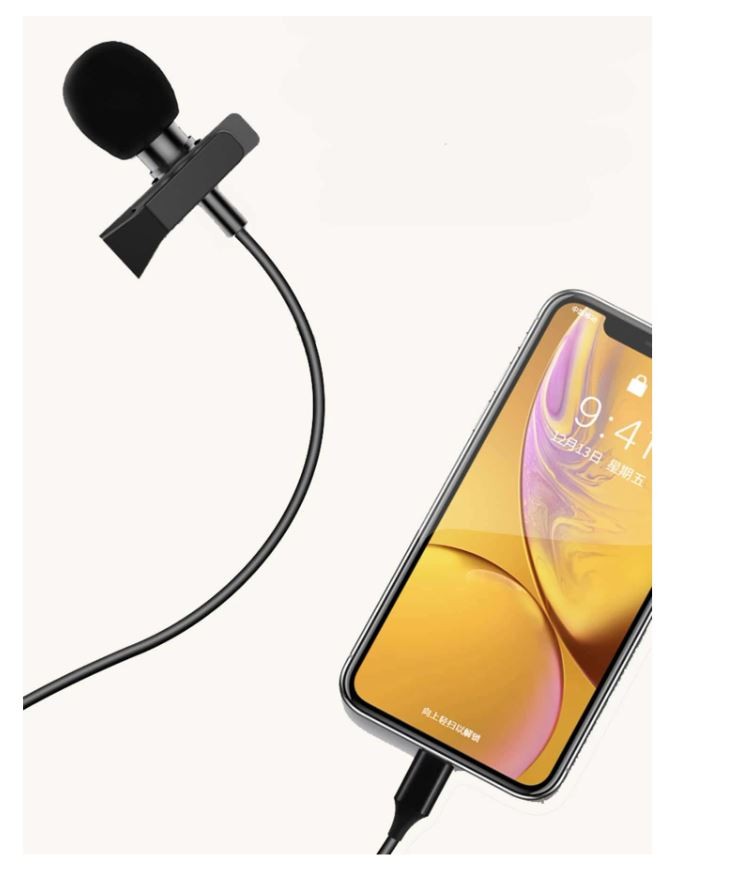otros electronicos - Micrófono de solapa para iPhone conector lightning obtén una solución rápida y s 3