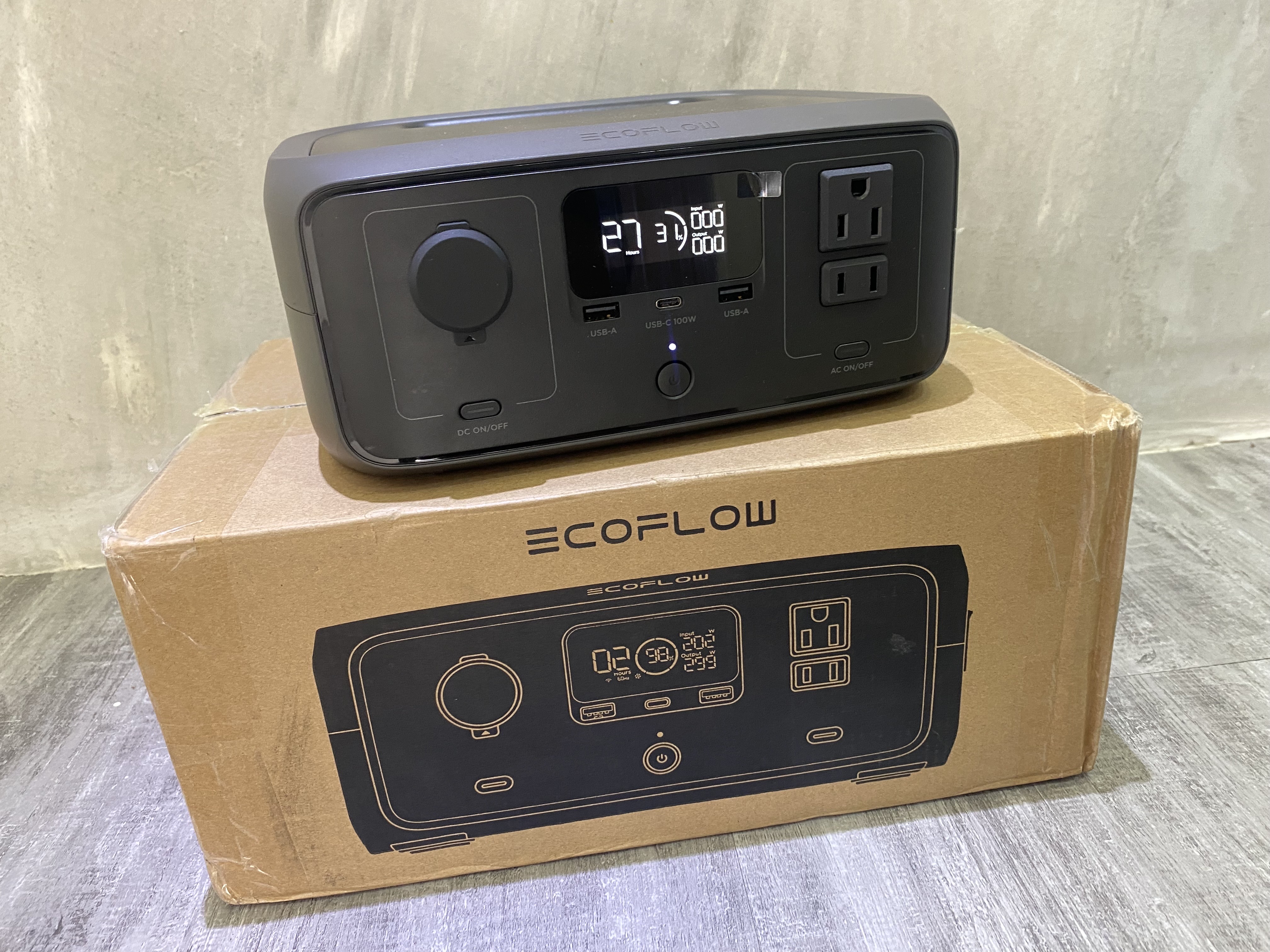 plantas e inversores - Ecoflow portátil 275W 110V  2