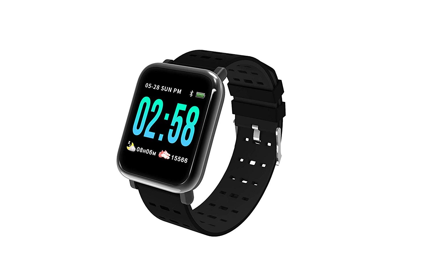 accesorios para electronica - Smartwatch fitness A6, monitorea tu salud y recibe las notificaciones de mensaje 1
