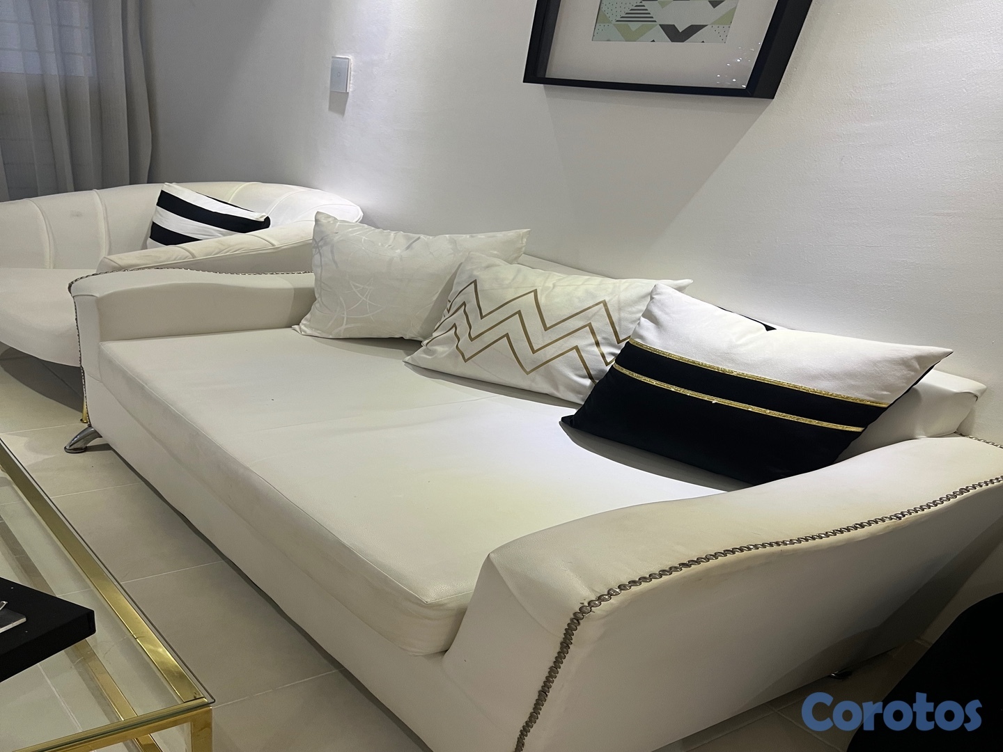 muebles y colchones - Dos sofa 6