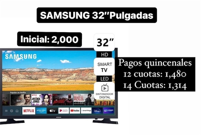 tv - Smart TV Samsung 32’’ Pulgadas
