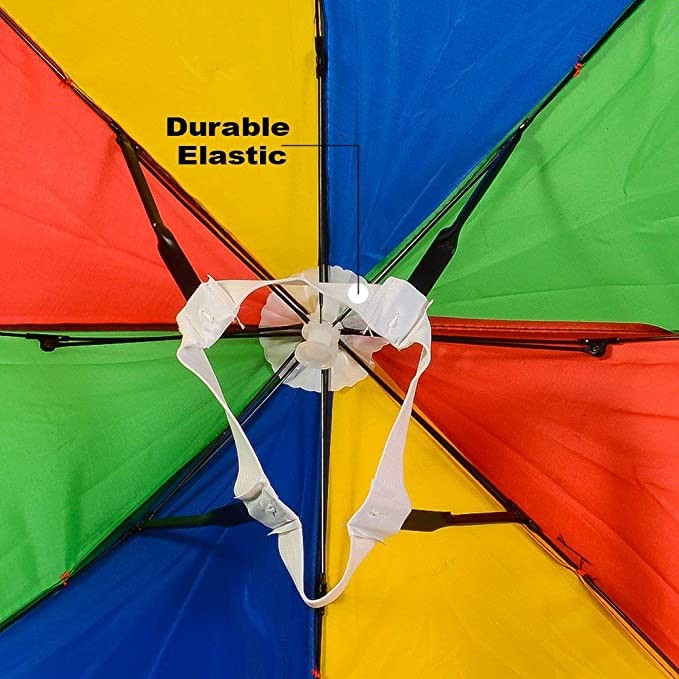 accesorios - Sombrero de Paraguas  Sombrilla Gorro de proteccion solar Adultos y Niños 4