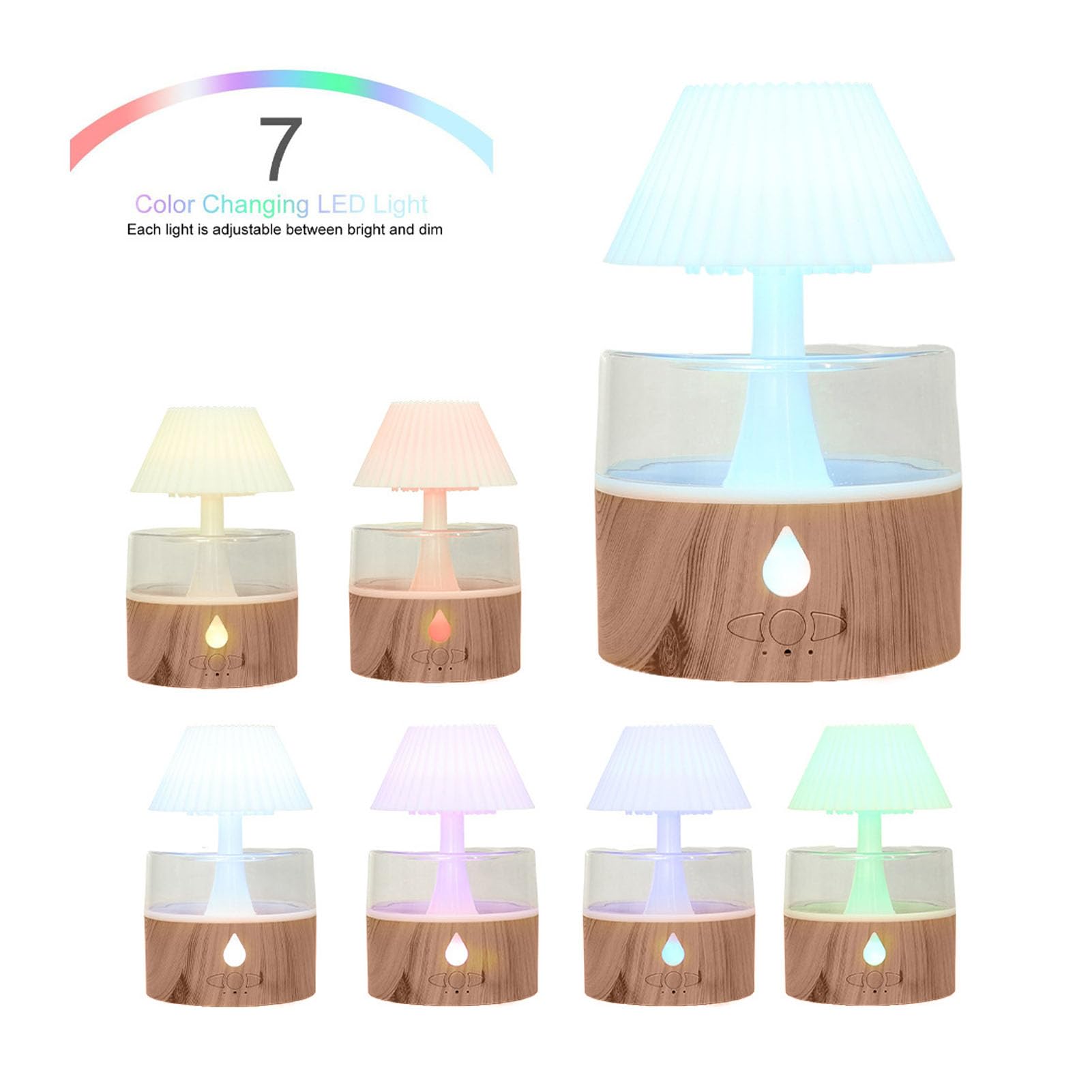 decoración y accesorios - Difusor de Aroma Tipo Lámpara con Efecto Gotas de  1