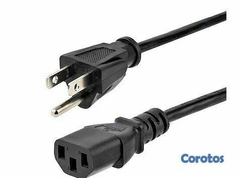 accesorios para electronica - Cable de Alimentación US Plug de 6ft 3 Clavijas  2