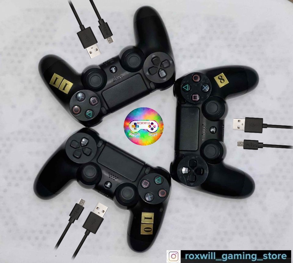 consolas y videojuegos - Control Original PlayStation 4 (PS4) con cable micro USB 0