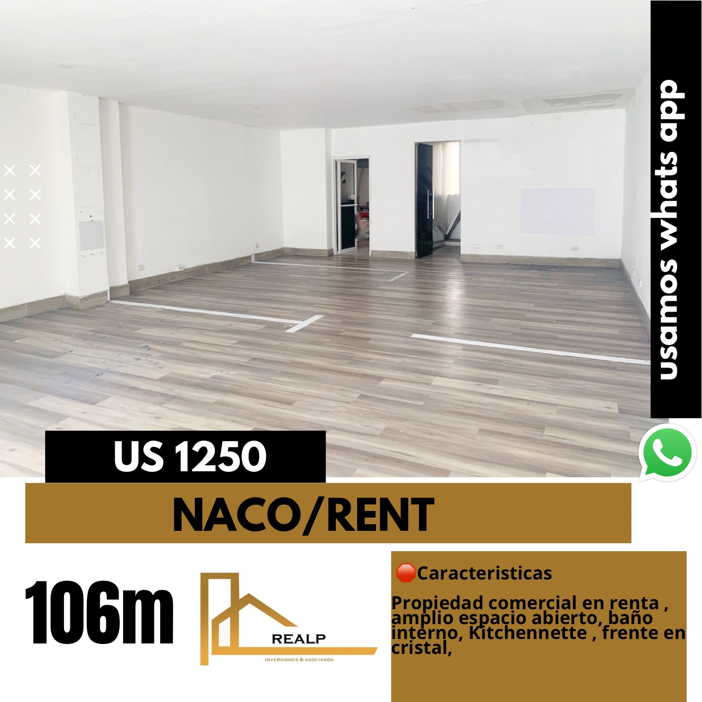 oficinas y locales comerciales - Local amplio en Naco 
