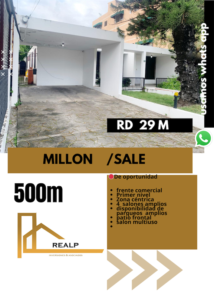 casas - Propiedad  comercial   céntrica  0