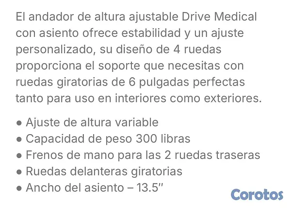 Salud y Equipamiento Médico - Andador médico 3