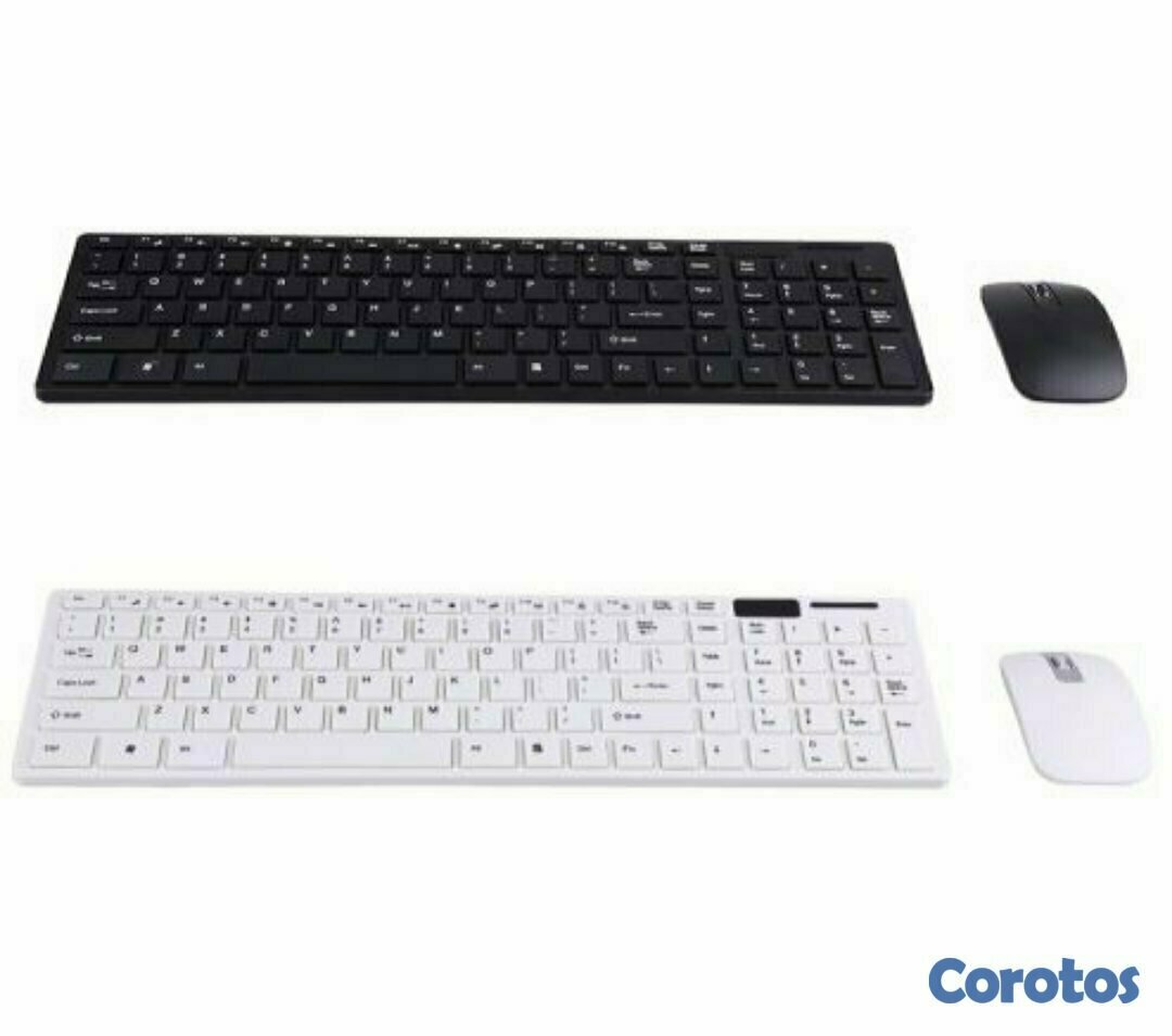 computadoras y laptops - Teclado y Mouse inalámbrico ultrafinos