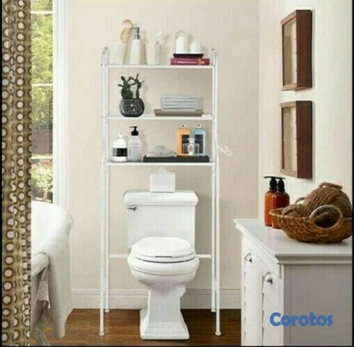 decoración y accesorios - Estante para baño de acero inoxidable 2