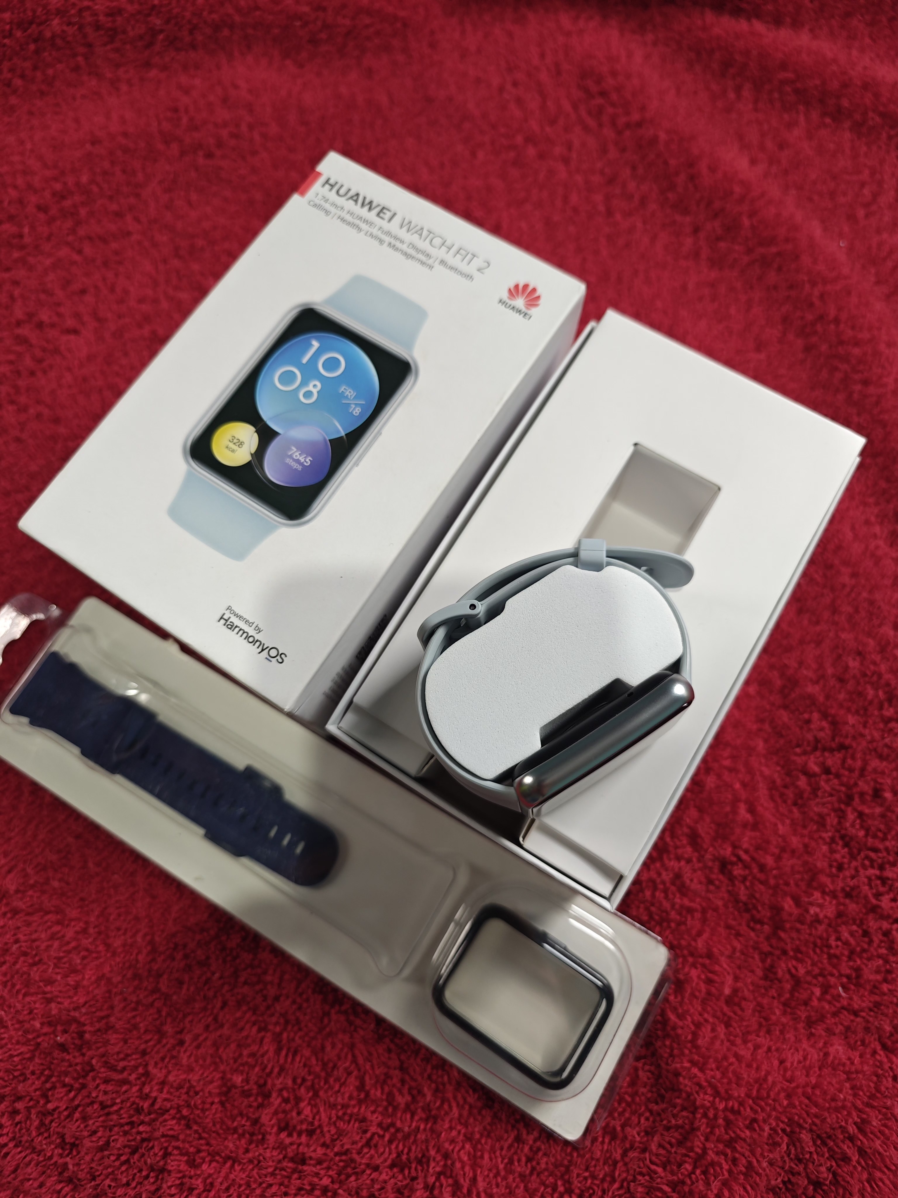 celulares y tabletas - Reloj ⌚ Huawei watch Fit 2. 15 día de uso con una correa adicional y cover  6