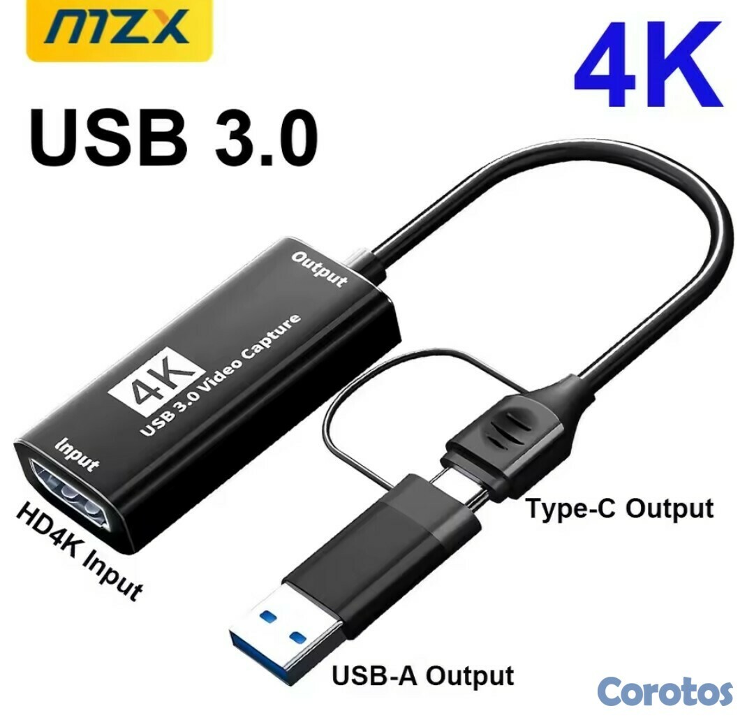 camaras y audio - Capturadora de video USB 3.0 A tipo C 2