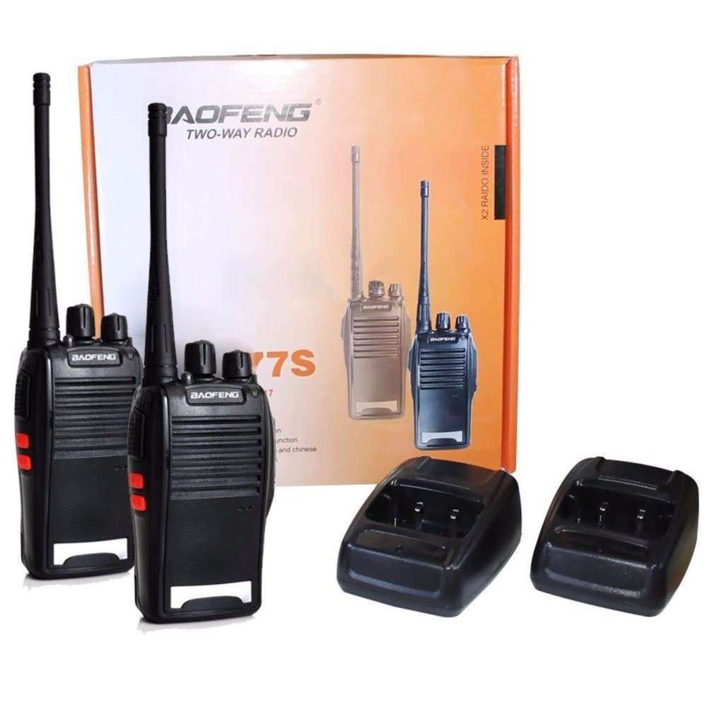 accesorios para electronica - 2 Radios de Comunicacion Baofeng Walkie Talkie Radio 4