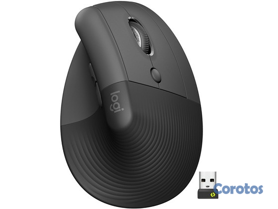 computadoras y laptops - MOUSE LOGITECH LIFT VERTICAL ERGONOMICO INALAMBRICO (WIRELESS) COLOR NEGRO 2