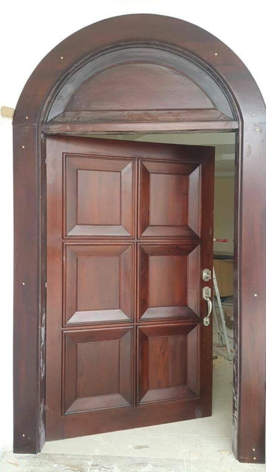 herramientas, jardines y exterior - Porton en madera para entrada  1
