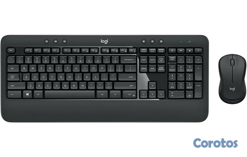 computadoras y laptops - TECLADO MOUSE LOGITECH MK540 ESPAÑOL USB WIRELESS RECEIVER 2.4GHZ WIRELESS 2